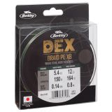 Berkley Dex X8 150 M Gevlochten Vislijn Transparant 0.040 mm