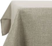 Deconovo Linnenlook Tafelkleed Waterafstotend Tafellinnen Lotus Effect Tafelkleed 250x140 cm Linnen