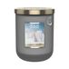 HEART & HOME - Geurkaars op basis van natuurlijke sojawas voor thuis - Groot glas Frisse linnen - Brandduur 75 uur - Cadeau, decoratie en geur voor thuis - glazen pot
