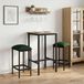 Maison Exclusive - 2 tabourets de bar, vert foncé, 40 x 32 x 74 cm, en bois composite