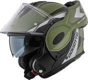 Bogotto FS-X600 Atyr Limited Edition Mat Legergroen Systeemhelm - Helm