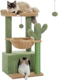 Merkloos / Sans marque Famanu Katzenbaum 4-in-1 - Kaktusdesign met rustplaatsen