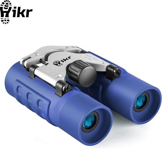 Hikr® Kinder Verrekijker - 8x21 Compact & Lichtgewicht - Donkerblauw