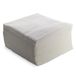 Morigami Servetten in standaardformaat, 1/4 vouwen, 100 servetten, gladde afwerking met bies, wit