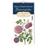 Blumengrüße 2027: Der Postkartenkalender mit 30 Stickern