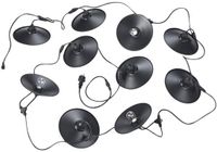 RL LIVE YOUR LIGHT REALITY CHAIN - Lichtsnoer - Zwart mat - incl. 10x E27 1 W - IP44