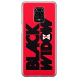 ERT GROUP mobiel telefoonhoesje voor Xiaomi REDMI NOTE 9 PRO/ 9S origineel en officieel erkend Marvel patroon Black Widow 011