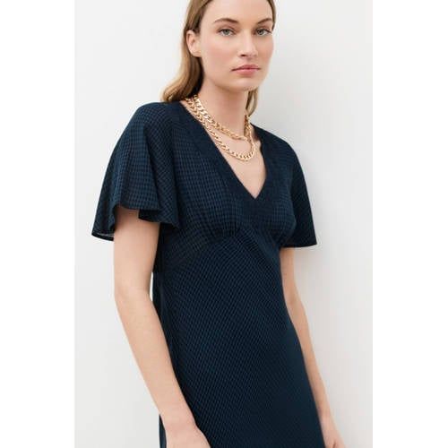 Caroll Midijurk - Marineblauw