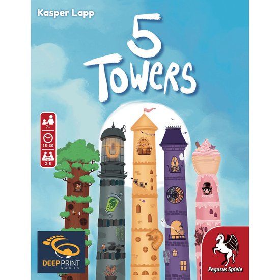 5 Towers - Strategisch spel - Standaard editie - 7+ jaar