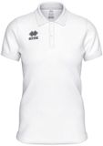 Errea Evo Dames Polo - Wit - Katoen - Korte Mouw - Maat S