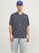 JACK&JONES JORLUKE ARUBA RESORT SHIRT SS Hommes Chemises Bleu XL Loose Fit