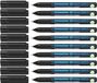 Schneider Maxx 220 S universele marker (permanent, Cap-Off-Ink, 0,4 mm) verpakking van 10 stuks zwart