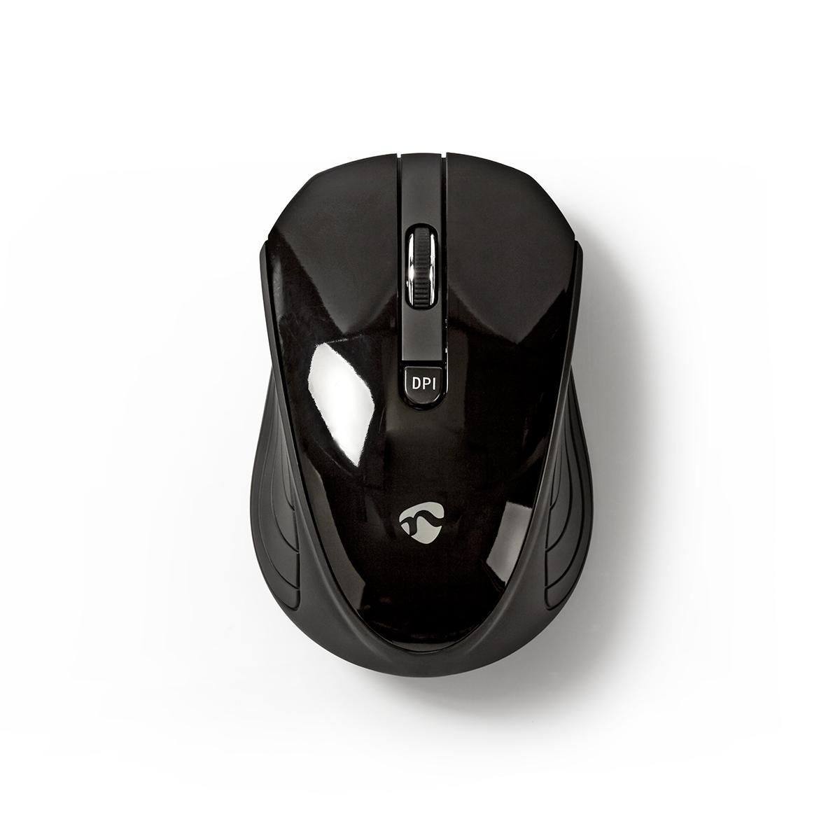 Nedis MSWS400BK - Muis - Zwart