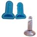 Autre Icecat Moule glaçons forme pénis - silicone bleu
