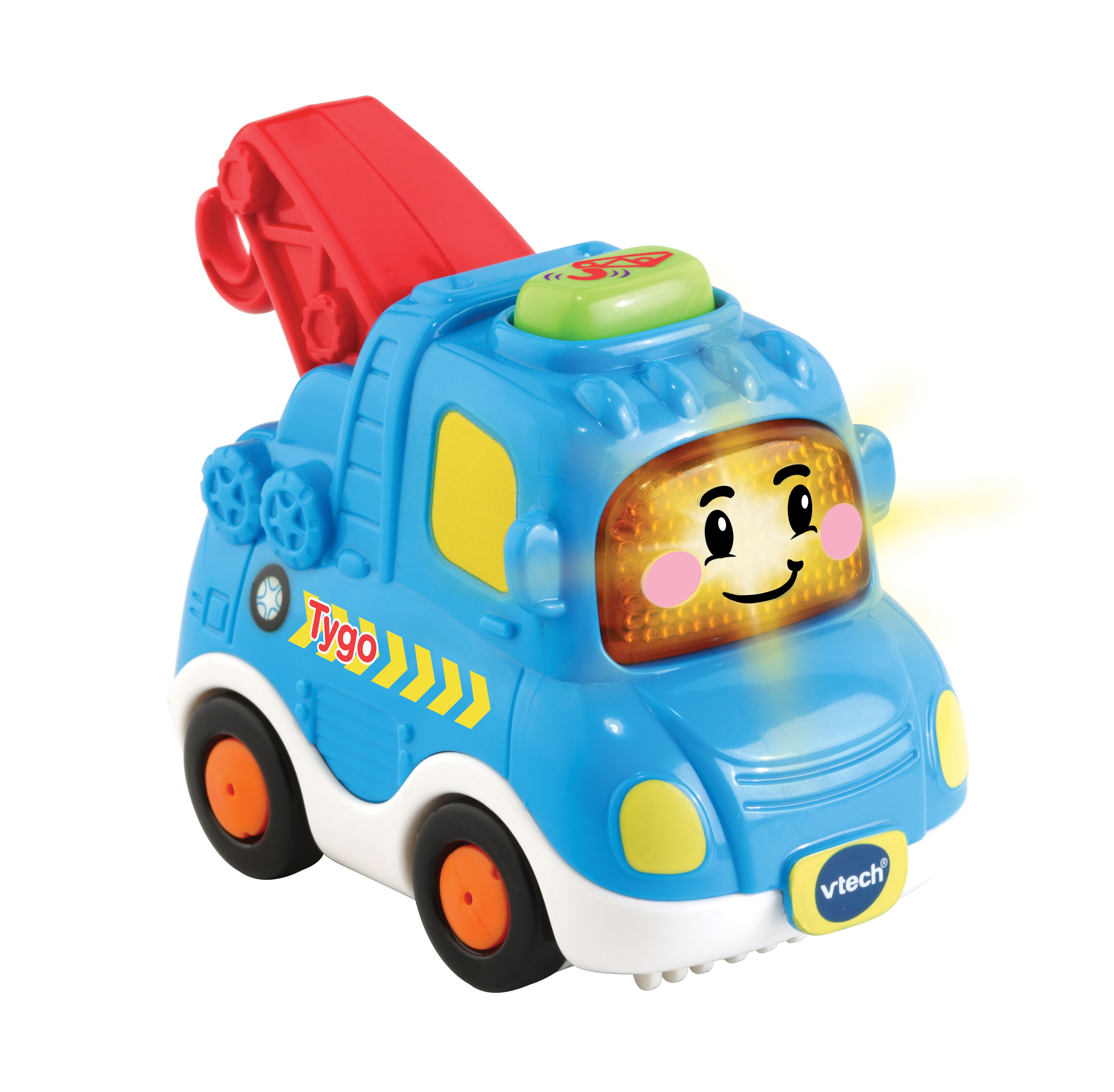 VTech Toet Toet Auto's Tygo Takelwagen - Educatief Baby Speelgoed - Interactieve Speelgoed Auto - 1 tot 5 Jaar