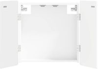 vidaXL Dartbord Kabinet ZWOLLE Wit 52,5 x 10,5 x 57,5 cm Bewerkt hout