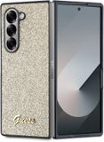 GUESS Beschermhoes Geschikt voor Samsung Galaxy Z Fold 6 Glitter Goud