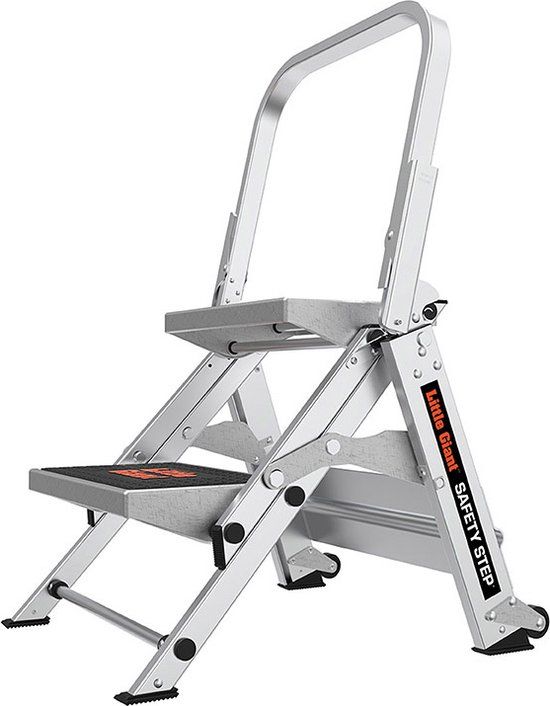 Little Giant Veiligheidstrap 46 cm - 2 treden met beugel - belastbaar tot 150 kg