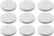 AMIG Anti-krasvilt - 24x - Blanc - 30 mm - rond - zelfklevend - feutre de protection pour meubles