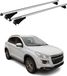 Tiger porte-bagages, barre transversale, pour Peugeot 4008, année 2012-2017, couleur : Gris