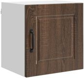 vidaXL Wandkast PORTO Bruin Eiken 40 x 31 x 40 cm Bewerkt hout