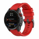 By Qubix - Siliconen sportbandje - Rood - 20mm Quickfit - Geschikt voor Garmin Instinct E - 40mm