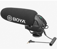 BOYA BY-BM3030 - Digitale Camera Microfoon - Supercardioïde - Bedraad - Zwart