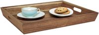 HOME DECO FACTORY dienblad van Acacia hout - 42 x 33 x 5 cm - bruin