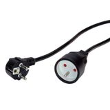 VALUE 19.99.1172 elektriciteitssnoer Zwart 10 m CEE7/7