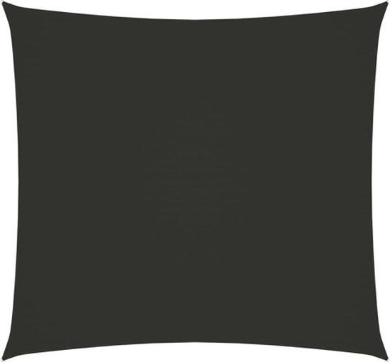 vidaXL Zonnescherm vierkant 5x5m Oxford stof Antracietkleurig