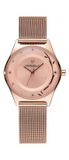 Orphelia Opulent Chic OR12603 Horloge - Staal - Rosékleurig - Ø 33 mm