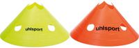 Uhlsport Multi Marker (40X) Markeringshoedjes - Fluogeel / Fluo Oranje