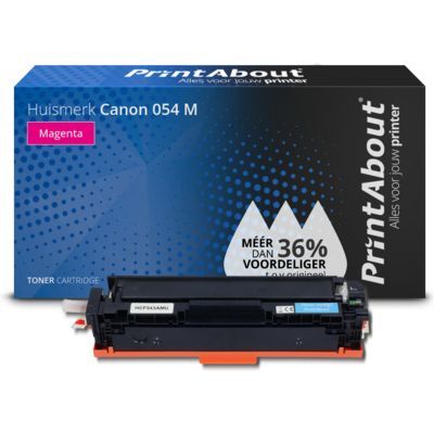 PrintAbout Huismerk Canon 054 M Toner Magenta | Compatibel