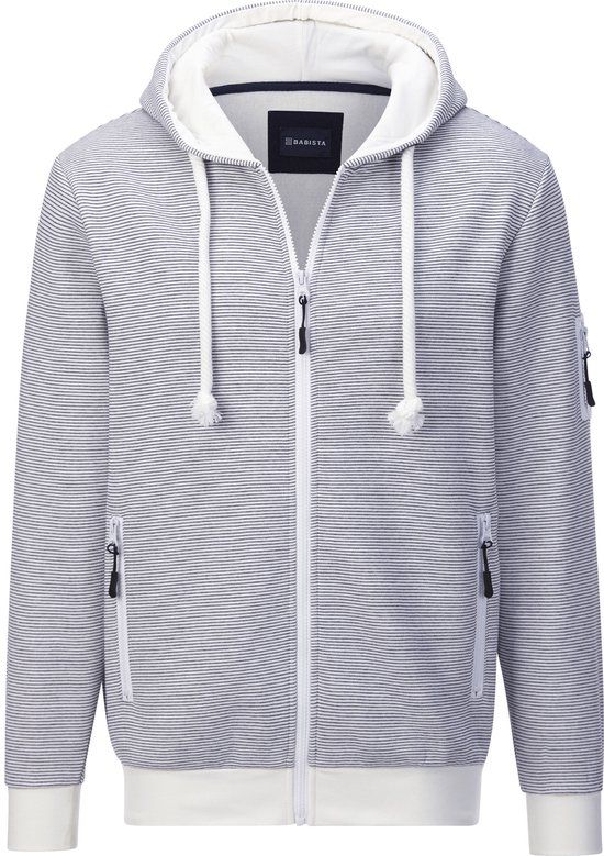 Babista heren Sweatvest NOLIENZA - 56/58 - Wit