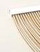 DEGOR - rideau anti-mouches - Zia - blanc/caramel - 90x210 cm