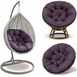 Amazinggirl Hangstoel Kussen 110 cm Bordeaux ecologisch linnen