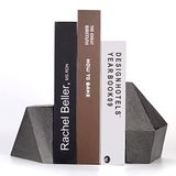 Decoratieve Ambipolar Decoratieve boekensteun of abstracte sculptuur kunst 2 stuks antiek zwart