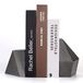 Decoratieve Ambipolar Decoratieve boekensteun of abstracte sculptuur kunst 2 stuks antiek zwart