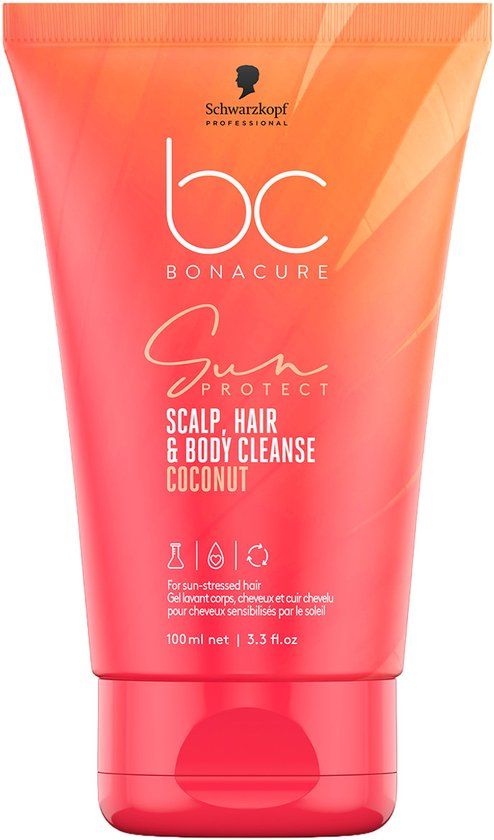Schwarzkopf Professional Schwarzkopf - BC Sun - 3 in 1 Scalp Hair & Body Cleanse - 100 ml