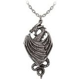 Alchemy Gothic - Gothic Halsketting - Racla Dragonistii - zilverkleurig