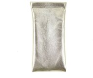 Metallic Brillenkoker / Knijp Portemonnee - Goud - Kunstleer