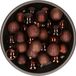 Billiet - Vanlaere Kerstballen - 48x stuks - kunststof - bruin - 6 cm - onbreekbaar