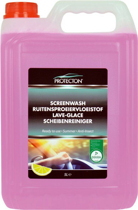 Protecton Ruitenvloeistof Zomer - 5 Liter - Roze