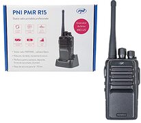 PNI Professionele draagbare radio PMR R15 0,5W, ASQ, TOT, CTCSS-DCS, Monitor, 1200mAh, Programmeerbaar