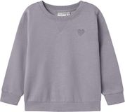 NAME IT NMFVIMA LS SWEAT BRU NOOS Meisjes Sweater Lavender Gray Maat 98