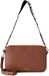 COCCINELLE Sac bandoulière en cuir Tebe Mini Bag Grained Leather Cognac brun