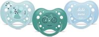 DODIE Anatomische Fopspenen x3 - +18 maanden - Blauw/Groen