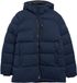 s.Oliver - Hommes - Veste doudoune chaude avec capuche amovible - Bleu marine - XXL