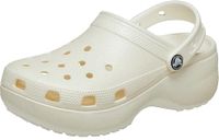 Crocs Classic Platform Glitter Clog W Chalk