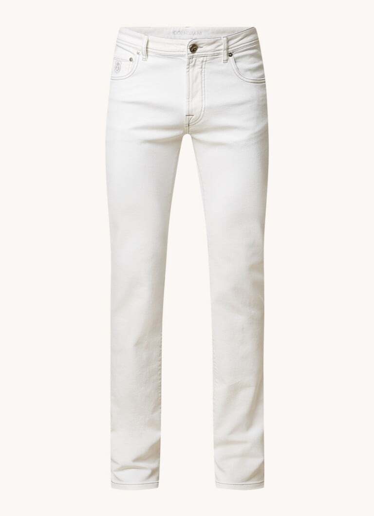 Corneliani Corneliani Slim fit jeans met gekleurde wassing